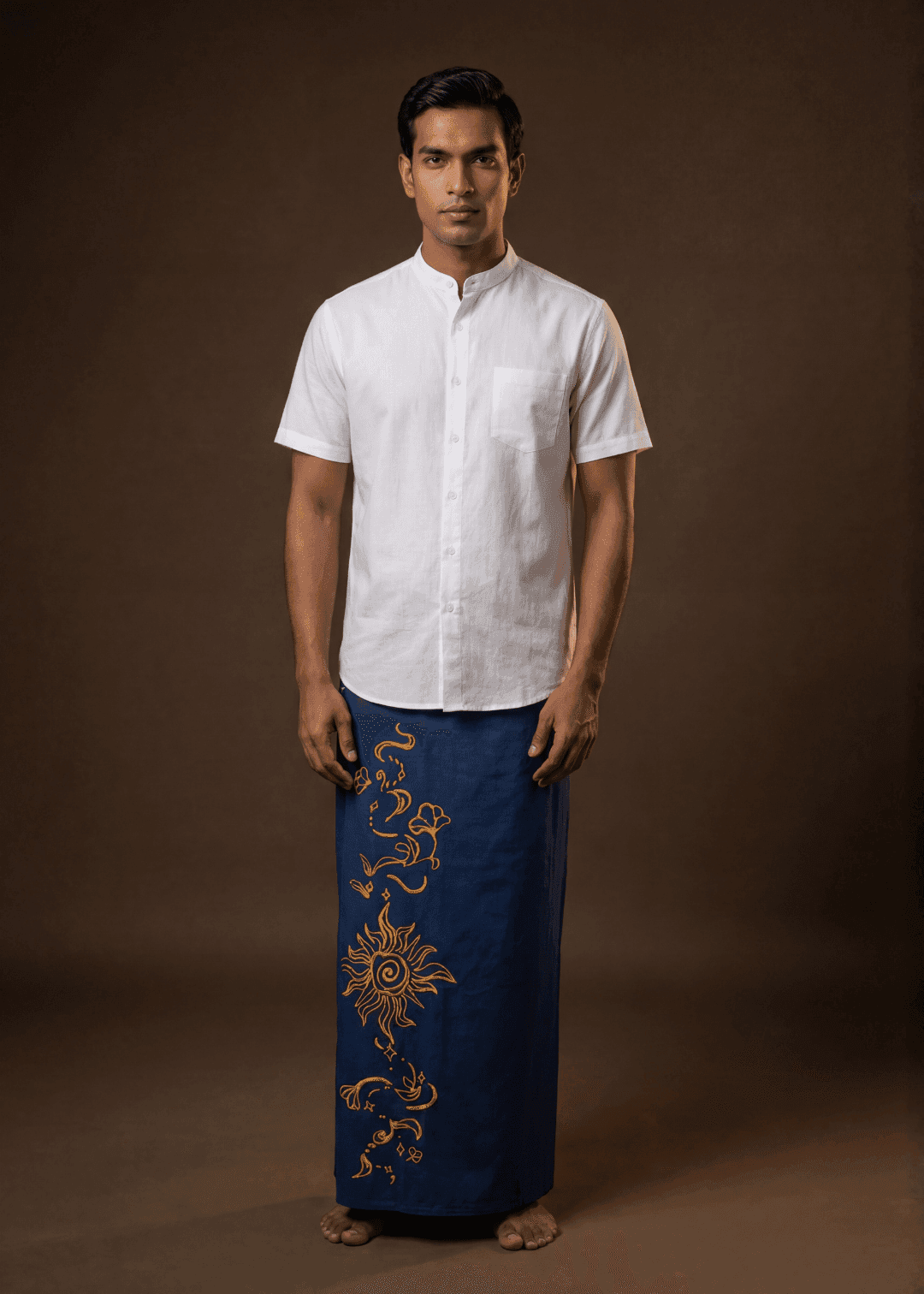 Liyawela Design Sarong - Blue