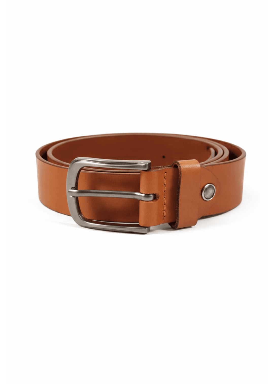 Casual Men's Belt - Tan