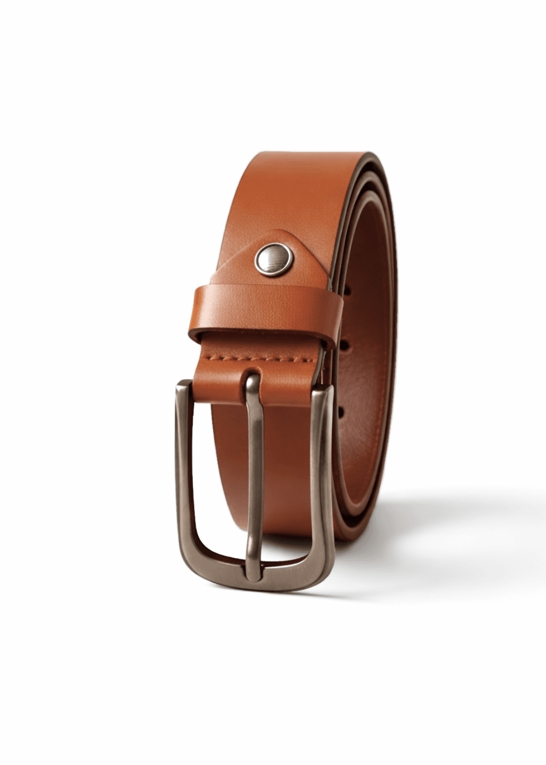 Casual Men's Belt - Tan