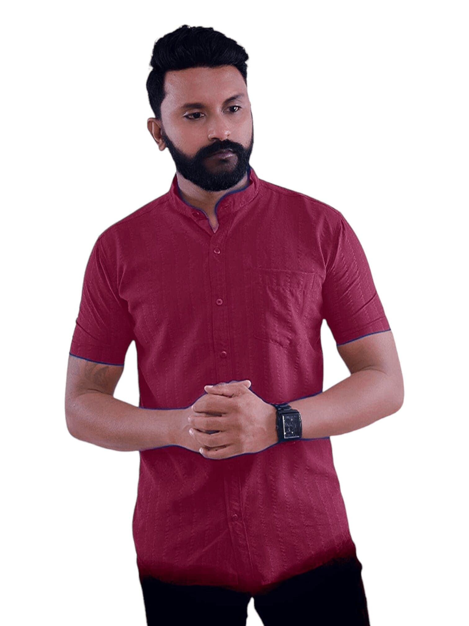 Hyacinth Classical Slim Fit  - Maroon