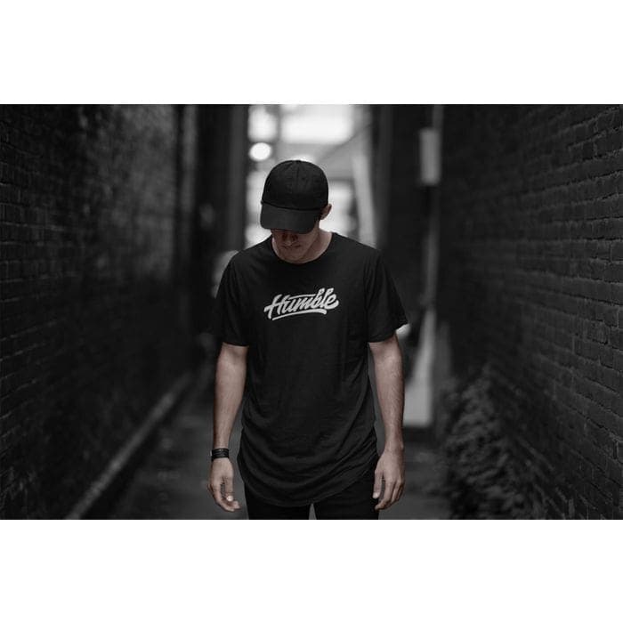 'Humble' Oversize Tee | Black