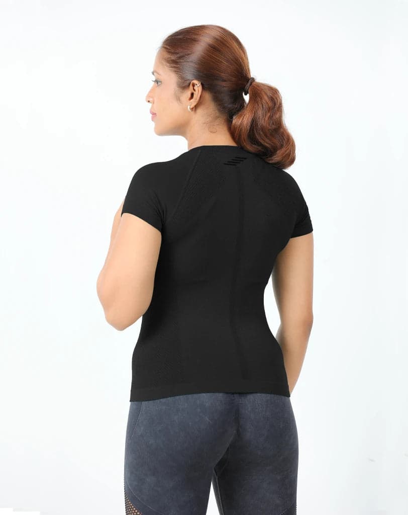 SeamTech ProFit T-Shirt Black - Seamless