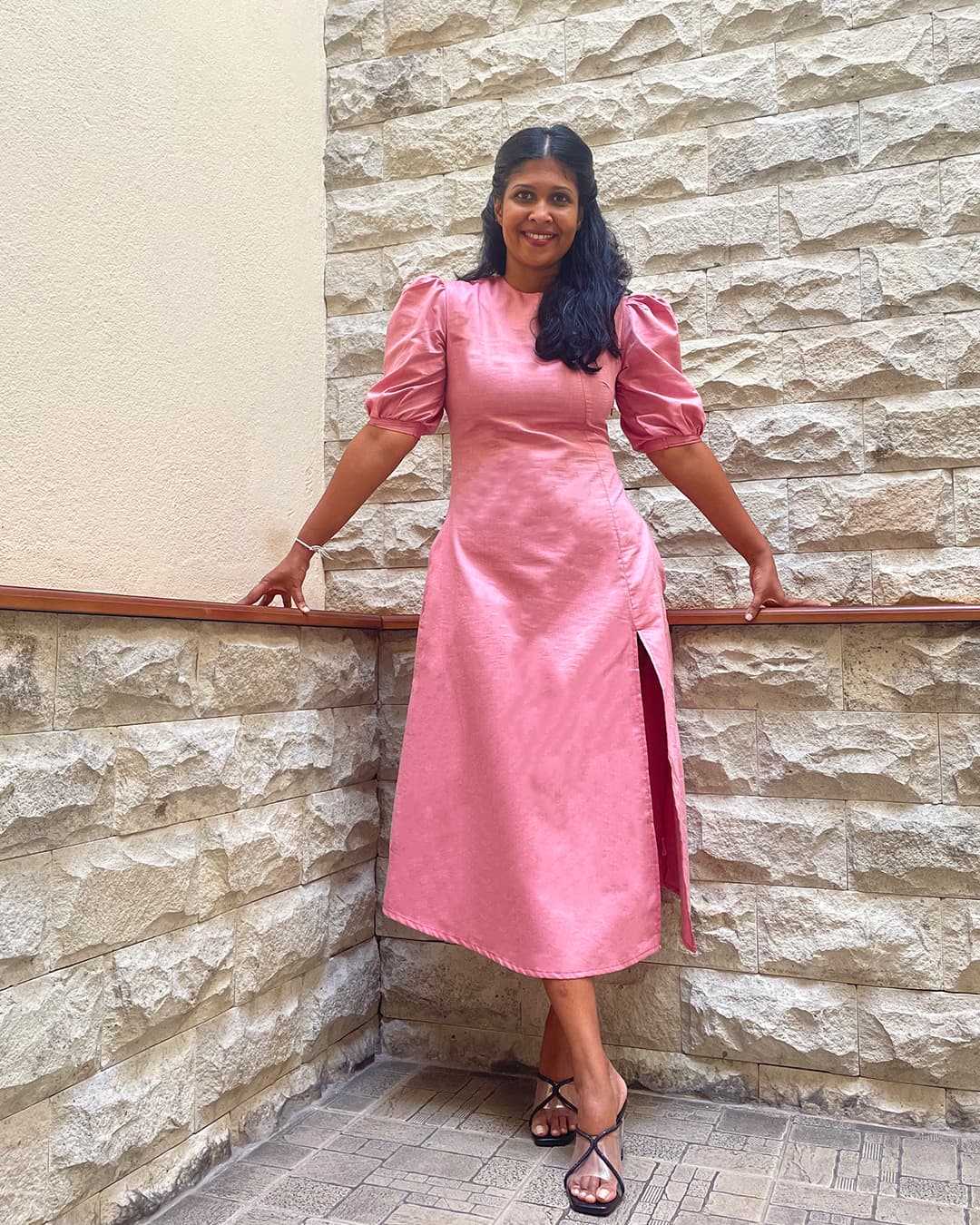 Anithya Willow's Grace Fit And Flare Midi Brilliant Red Maxi Dress