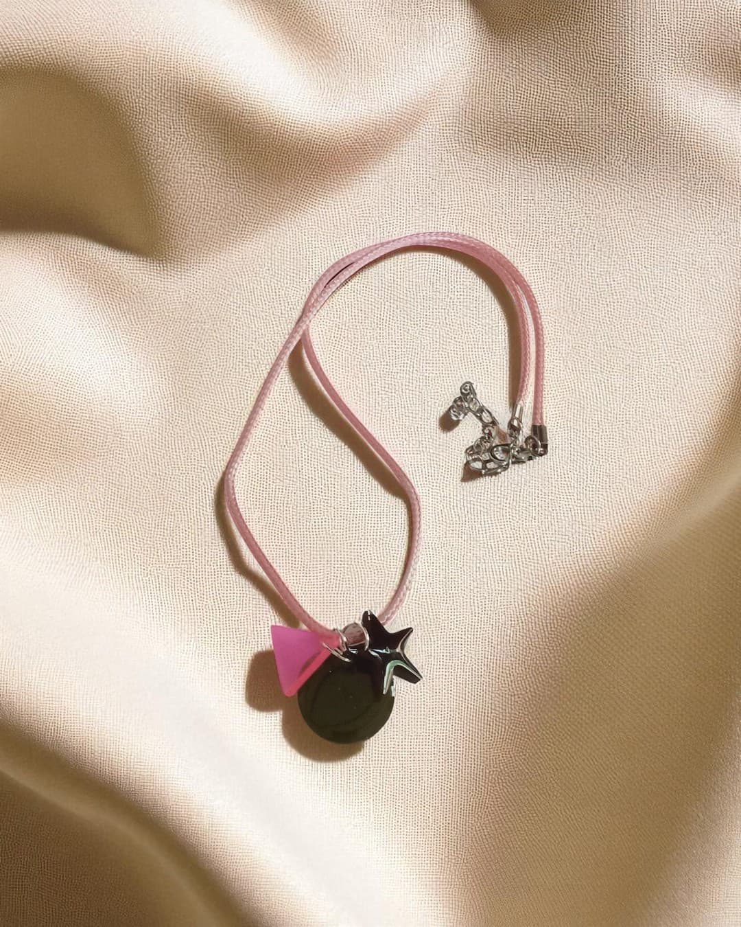 Crafterina VelvetVoid – Resin Statement Necklace