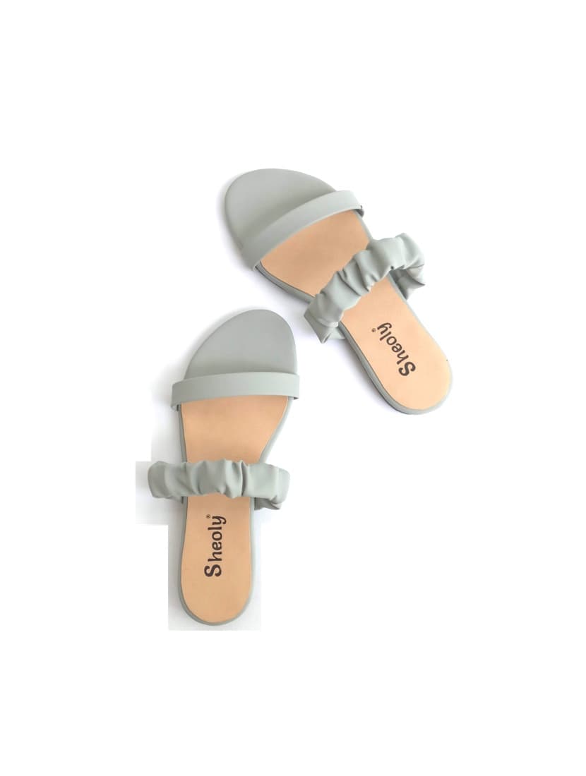Sheoly Grey color folding and non-folding Sandals