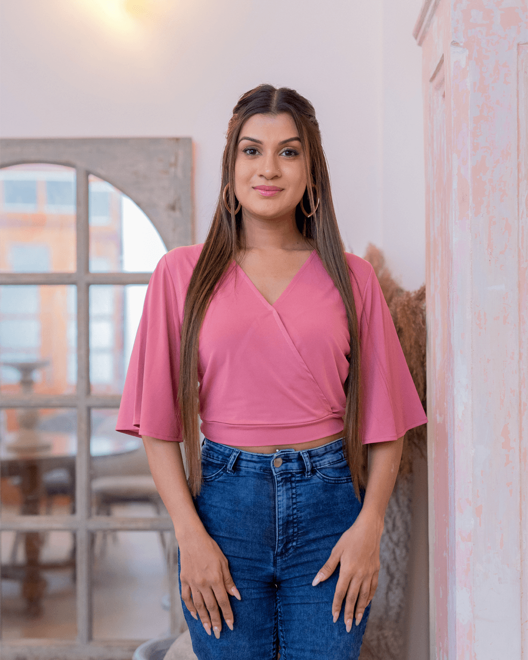 Blush Cross Over Top