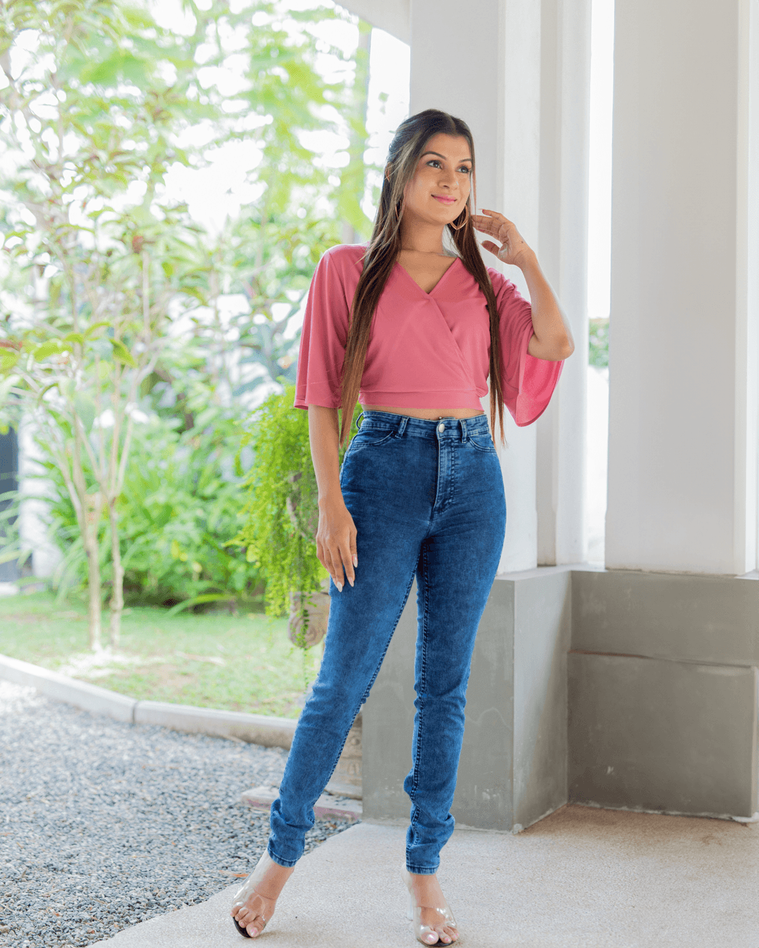 Blush Cross Over Top