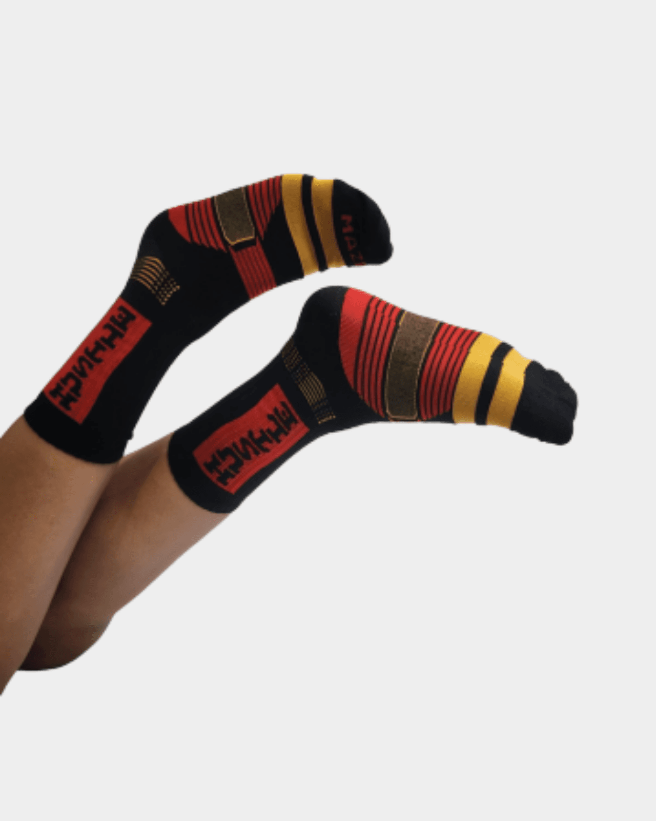 Gym Socks - Red/Yellow