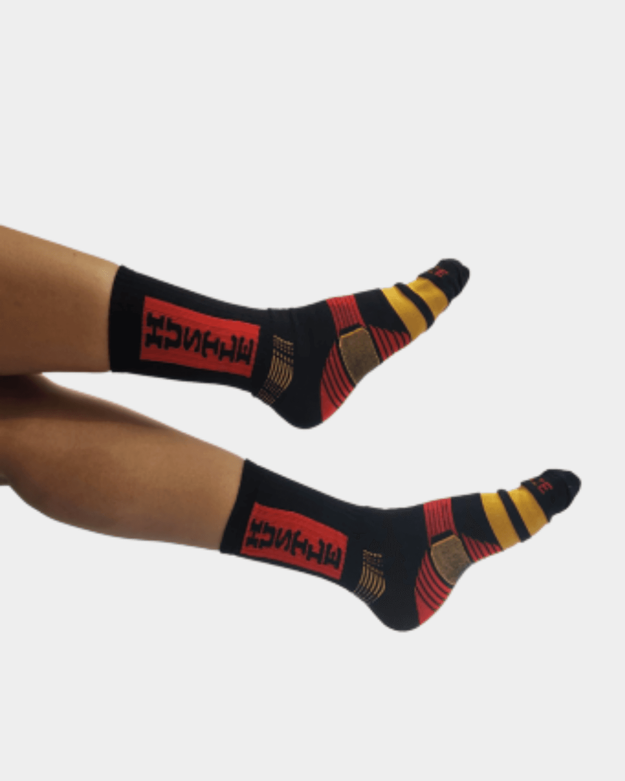 Gym Socks - Red/Yellow