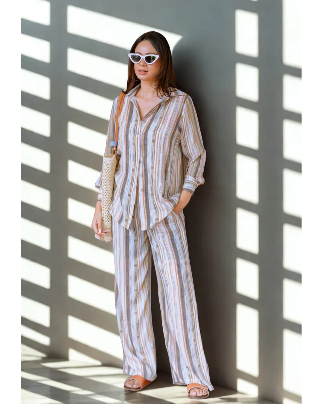 Striped Two-Piece Set