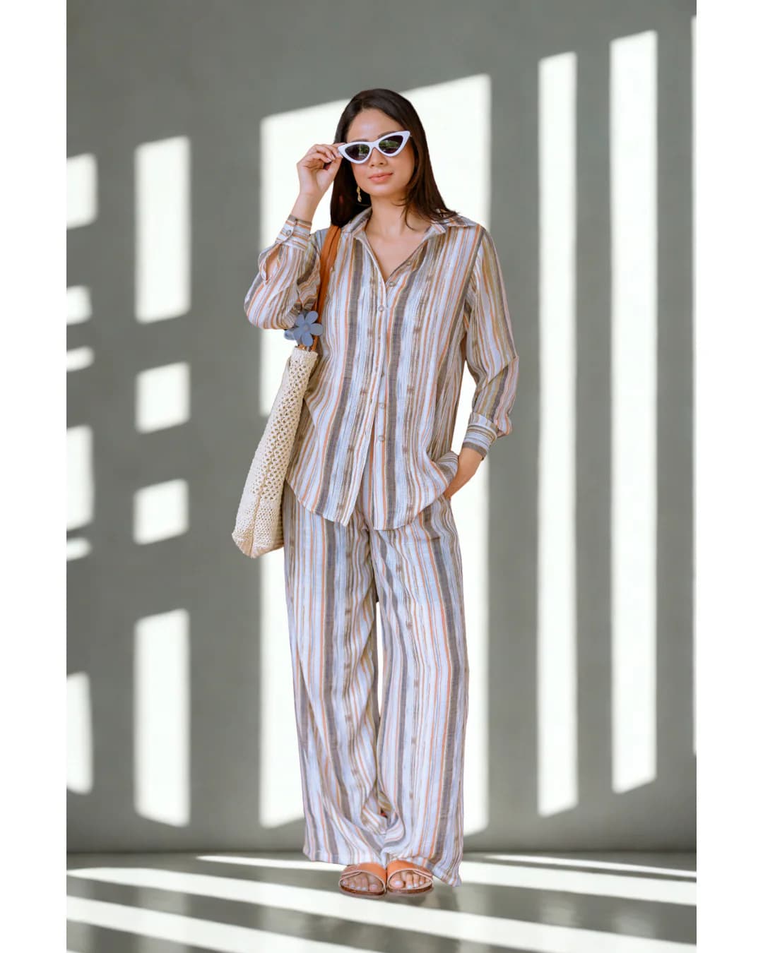 Striped Two-Piece Set