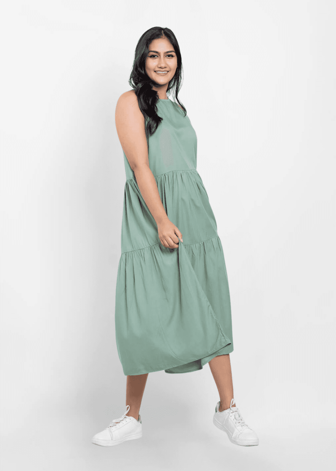 Emerald Midi Dress