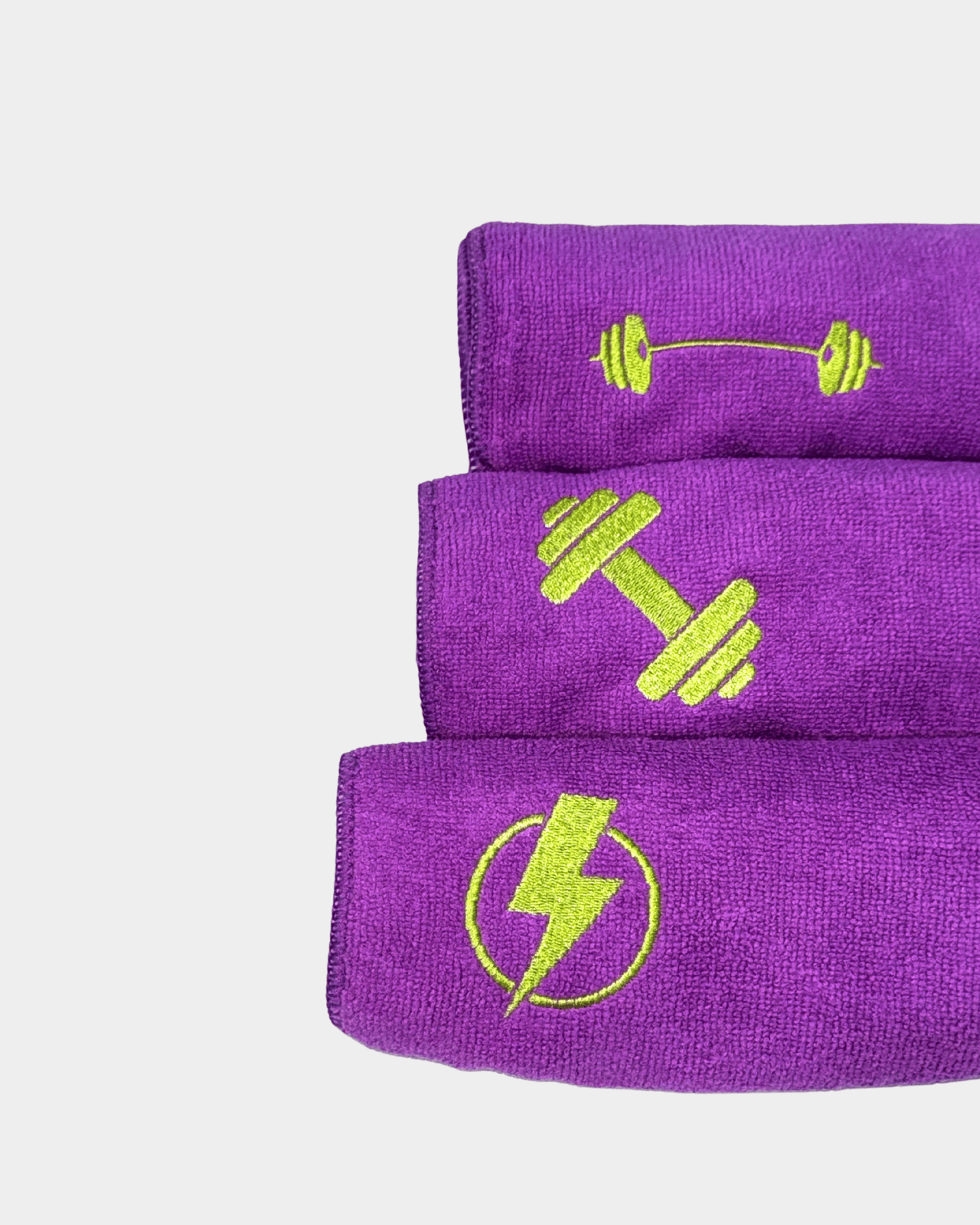 Gym Towel - Purple 3 Pack