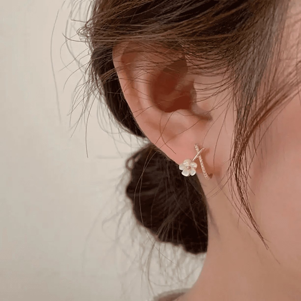 Flower Drop Earrings